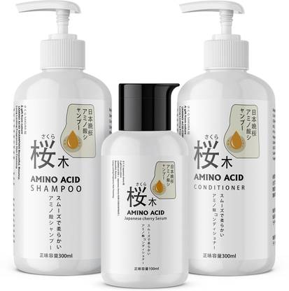 Wrixty SAKURA Japan's No.1 JAPANESE Shampoo Anti Hair Loss Hair Care shampoo + conditioner + Hair serum