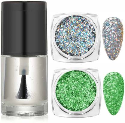 MYEONG glitter powder & Nail paint