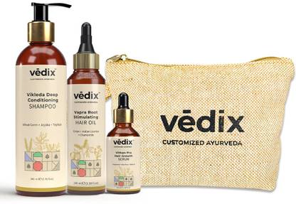 Vedix air care kit for Dry Scalp & Dry & Wavy Hair | 200 ml