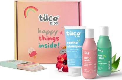 TuCo Intelligent Kids Gift Pack, Combo of Body Lotion, Shower Gel, Shampoo