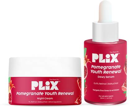 The Plant Fix Plix Face Serum and 1.20% Night Cream Combo 30 ml + 50 g