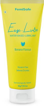 FemiSafe Ease Lube | Glycerin free & Water Based Lubricant | with banana & Aloe vera Lubricant