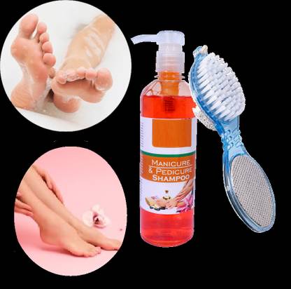 KA-KAIASHA MANICURE & PEDICURE SHAMPOO WITH FOOT SCRUBBER