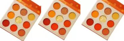 feelhigh Orange you glad pigment pressed eyeshadow palette 27 g