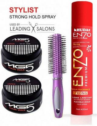 kHUDAt Unbreakable Movement ENZO setting Spray & 2 Mg5 & Salon Comb