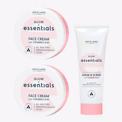 Oriflame of 2) , Mask & Scrub with Vitamins E & B3 75 ml