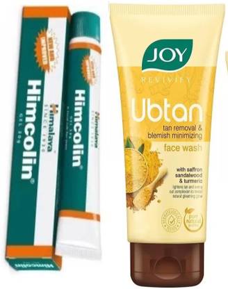 HIMALAYA Himcolin Gel (30 g ) + Revivify Ubtan Face Wash (100 g)