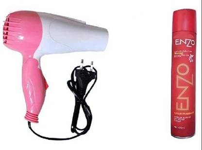mkldsrh 1290 hair dryer 2 speed control foldable dryer with enzo hair hold stye hair spray for hair styling