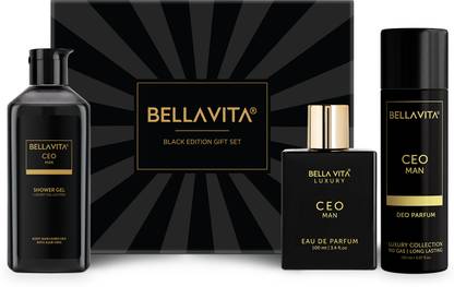 BELLAVITA CEO MAN Fragrance Gift Set|With Woody, Citrus & Aromotic Notes|