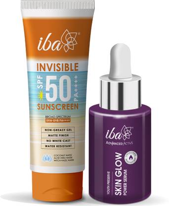 Iba Face Glow Power Serum + Sunscreen Combo