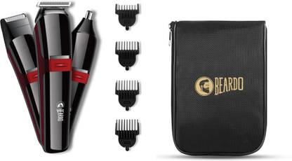 BEARDO 3 in1 Trimmer & Multipurpose Travel Pouch Kit| Nose Trimmer | Shaver