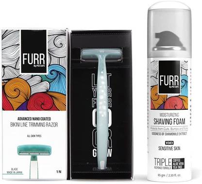 FURR By Pee Safe Bikini Line Trimming With Shaving Foam For Women