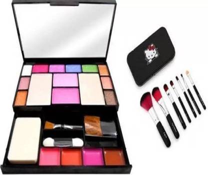 SHEFFO MAKEUP BRUSHES & 6171 TY FASHION COLOR MAKEUP KIT COMBO SET