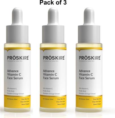 Proskire Advance Vitamin C Face Serum (Pack of 3)