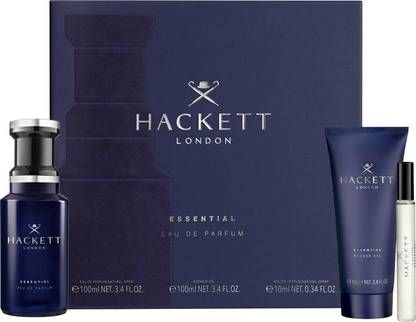 Hackett Essential Gift Set (Eau de Parfum 100ml + Shower Gel 100ml + Pen Spray 10ml)