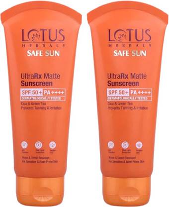 LOTUS HERBALS Safesun UltraRx Matte Sunscreen SPF 50 PA++++