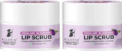 Pilgrim Lip Scrub With Sugar & Shea Butter for Gentle Exfoliation, Hydrated & Soft lips