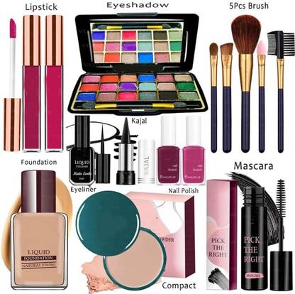 GLOW IT Makeup Combo Kit One-stop Beauty Package for Beginners and Professionals 153