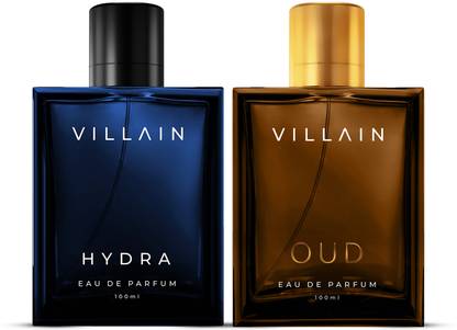 VILLAIN Phantom Fragrance Combo (Hydra, OUD 100 ml each Eau De Perfume)