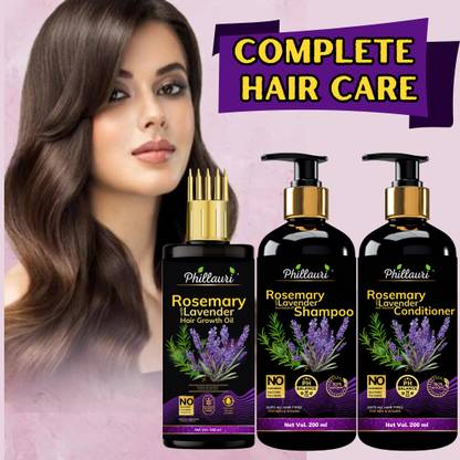 Phillauri Rosemary with Lavender oil, shampoo and conditioner with Fragrant Goodness