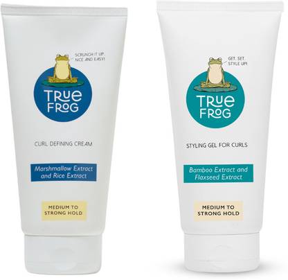 True Frog Curl Defining Cream (150ml) + Styling Gel for Curls (150ml) | Styling Duo For One Stop Styling