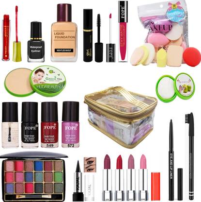 FOPE Every Day Glow Makeup kit Combo Set of 26 For women/Girls EDGMKS20230736