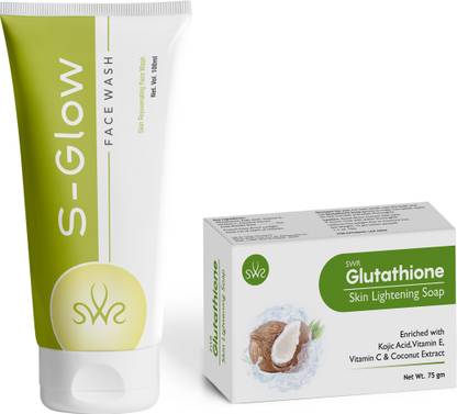 SWR S-Glow Face For Acne and Oily Skin Rejuvenating Soap For Skin Whitening & Brightening