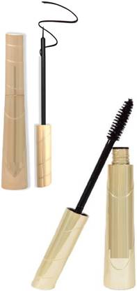 Maryville long lasting water proof new mascara with eyeliner pack of 2