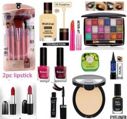 GLOW IT New Makeup Kit for WomBest face makeup combo pack of 13en Girls Makeup Products Gift Set  (13 Items in the set)