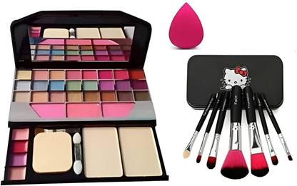 ZOXITAV ALL IN 1 MAKEUP KIT WITH 7 MAKEUP BRUSHES & puff