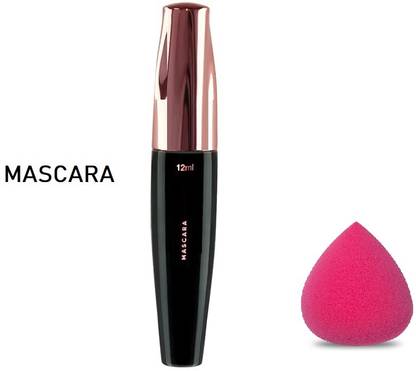VISYA BEAUTY Face Sponge And Sexy Mascara 12 ml Ultra Curl Long lasting Fabulash