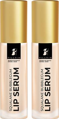 Pilgrim Hydrating Lip Serum With Rollon For Soft & Plump Lips With Shea Butter Pack of 2