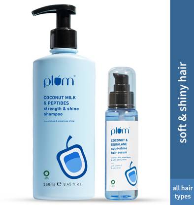 Plum Coconut Milk & Peptides Shampoo & Serum Duo (325 ml)
