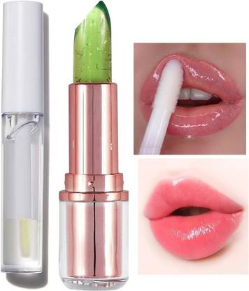 Latixmat GLOSSY FINISH WATER PROOF LIP GLOSS WITH JELLY LIPSTICK