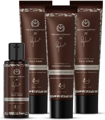 THE MAN COMPANY Caffeine Travel Mini Kit For Soft & Hydrated Skin - All Skin Types