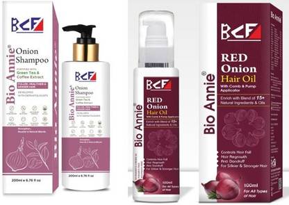 Bio Concept Formulation Annie Onion Shampoo & Oil powerfull combo of red onion