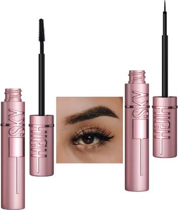 nn water proof new jet black eyeliner with mascara perfect new look pack of 2