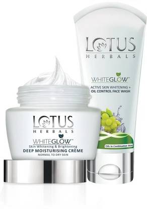 LOTUS Herbals Nourishment Kit ( Deep Moisturising Cr�me + Oil control Face Wash )