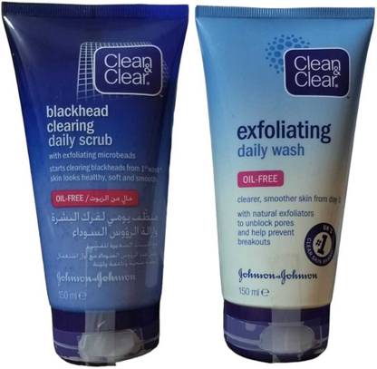 Clean & Clear Blackhead Clearing Daily Scrub And Exfoliating Daily Wash 150ml