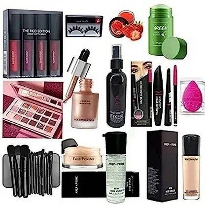 Toberer Beauty Parlour Makeup Combo Kit For Women & Girls All Products In 1 Box  (18 Items in the set)