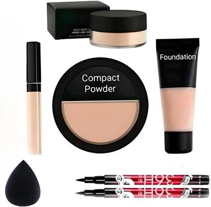 DAIMANPU Face Makeup Combo of 7 Items | Full Covearage