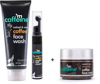 mCaffeine Free Mocha Face Mask with Dirt Removal Coffee Face Wash & Dark Circle reduction
