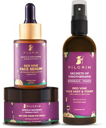Pilgrim Anti Ageing Kit with Retinol & Vitamin C for Bright Under Eyes & Glowing Skin
