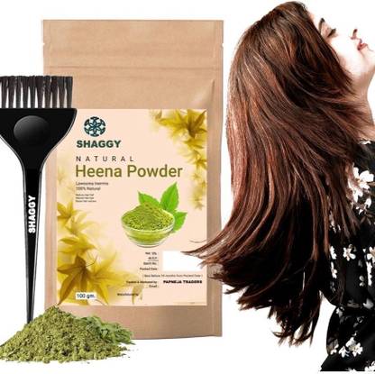 SHISHI heena mehndi powder with applicator brush