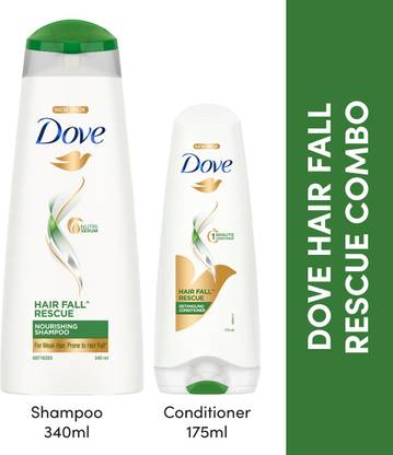 DOVE Hair Fall Rescue Shampoo 340ml and Hair Fall Rescue Conditioner 175ml