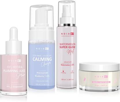 NOIANT The Complete Hydration Bucket | Combo Of Cleanser, Face Mist, Moisturizer, Face Serum | Daily Routine Skincare | All Skin Types
