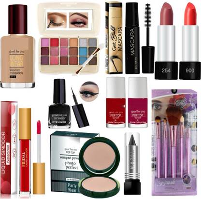 GLOW IT All wwomens & Girls essentials in one makeup kit set pack 16