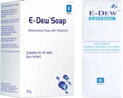 E-Dew Moisturising Soap and Lotion for Daily Nourishment