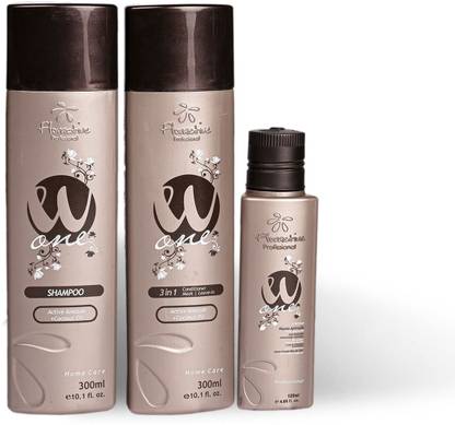 FLORACTIVE PROFISSIONAL W one Nanoplastia Treatment 120ML along with 3 in 1 Conditioner & Shampoo 300ML