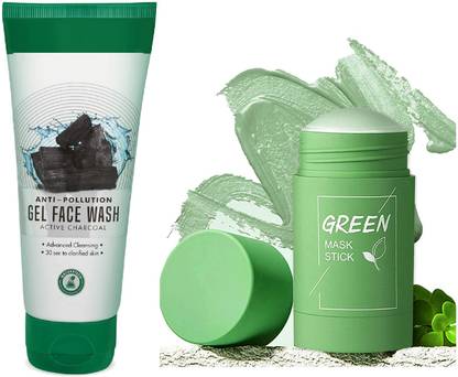 tanvi27 Charcoal Skincare  & Green Stick Face Wash